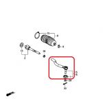 Наконечник рулевой тяги правый Honda 53540-TV0-G02 Наконечник рулевой тяги правый Honda 53540-TV0-G02