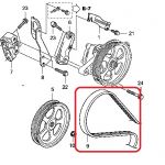 Ремень приводной Honda 56992-RKB-004 Ремень приводной Honda 56992-RKB-004