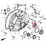 Сальник приводного вала левого Honda 91205-RT4-003 Сальник приводного вала левого Honda 91205-RT4-003