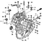 Сальник приводного вала левого Honda 91206-PL6-003 Сальник приводного вала левого Honda 91206-PL6-003