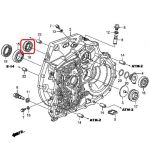 Сальник приводного вала правого Honda 91206-RA2-003 Сальник приводного вала правого Honda 91206-RA2-003