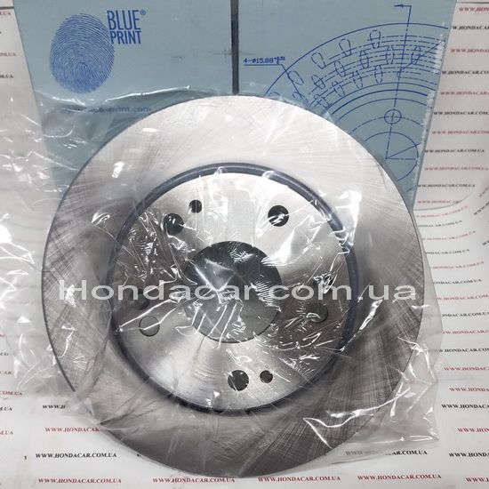 Тормозной диск задний Blue Print ADH243100