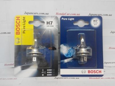 Галогенна лампа "BOSCH" Pure Light H7 12V 55W