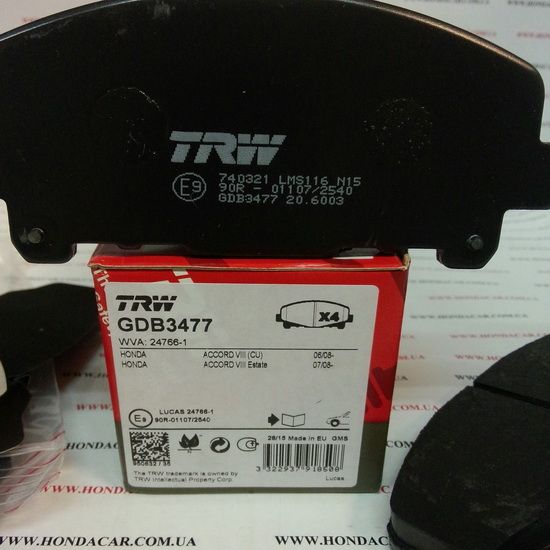Тормозные колодки передние TRW GDB3477