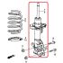 Амортизатор передний левый Honda 51621-TR0-E04